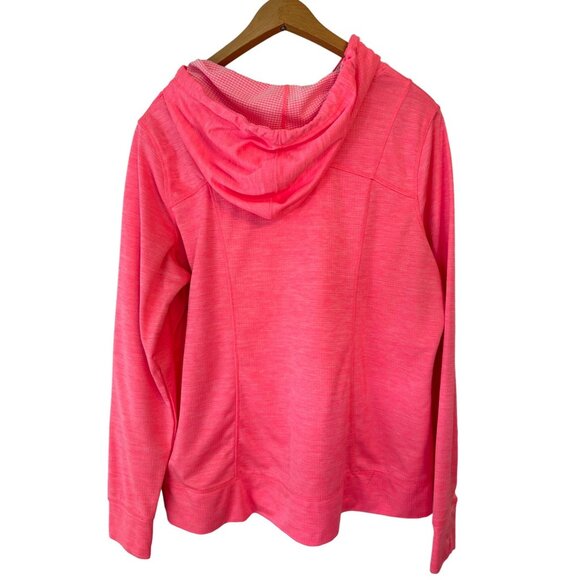 Avia Pullover Hoodie Sweatshirt XL Pink Lightweight Breathable Long Sleeve - Picture 2 of 9
